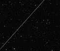 Earlier image of a BlueWalker 3 pass over Ckoirama Observatory