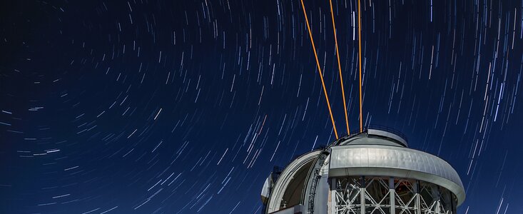 Star Trails Over Gemini South