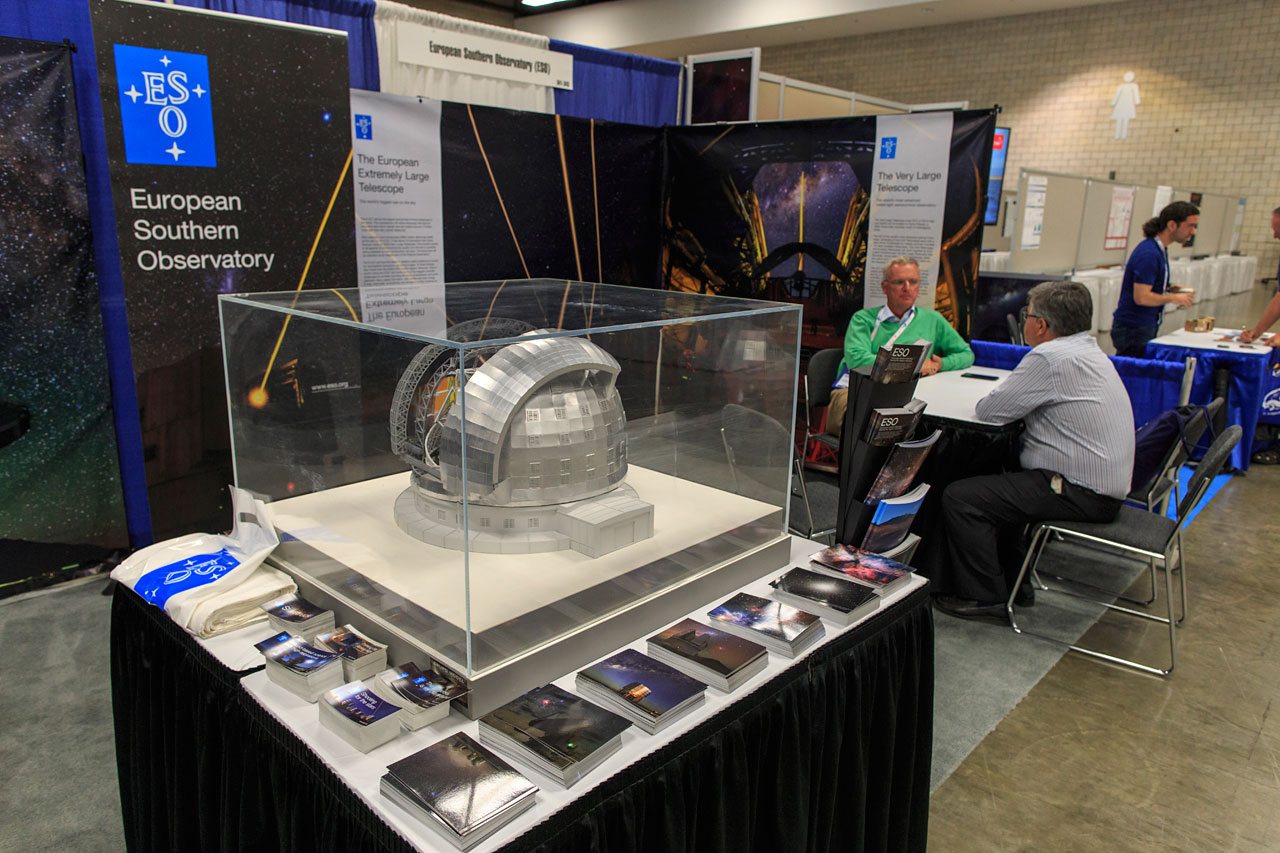 ESO's E-ELT model at the IAU XXIX General Assembly
