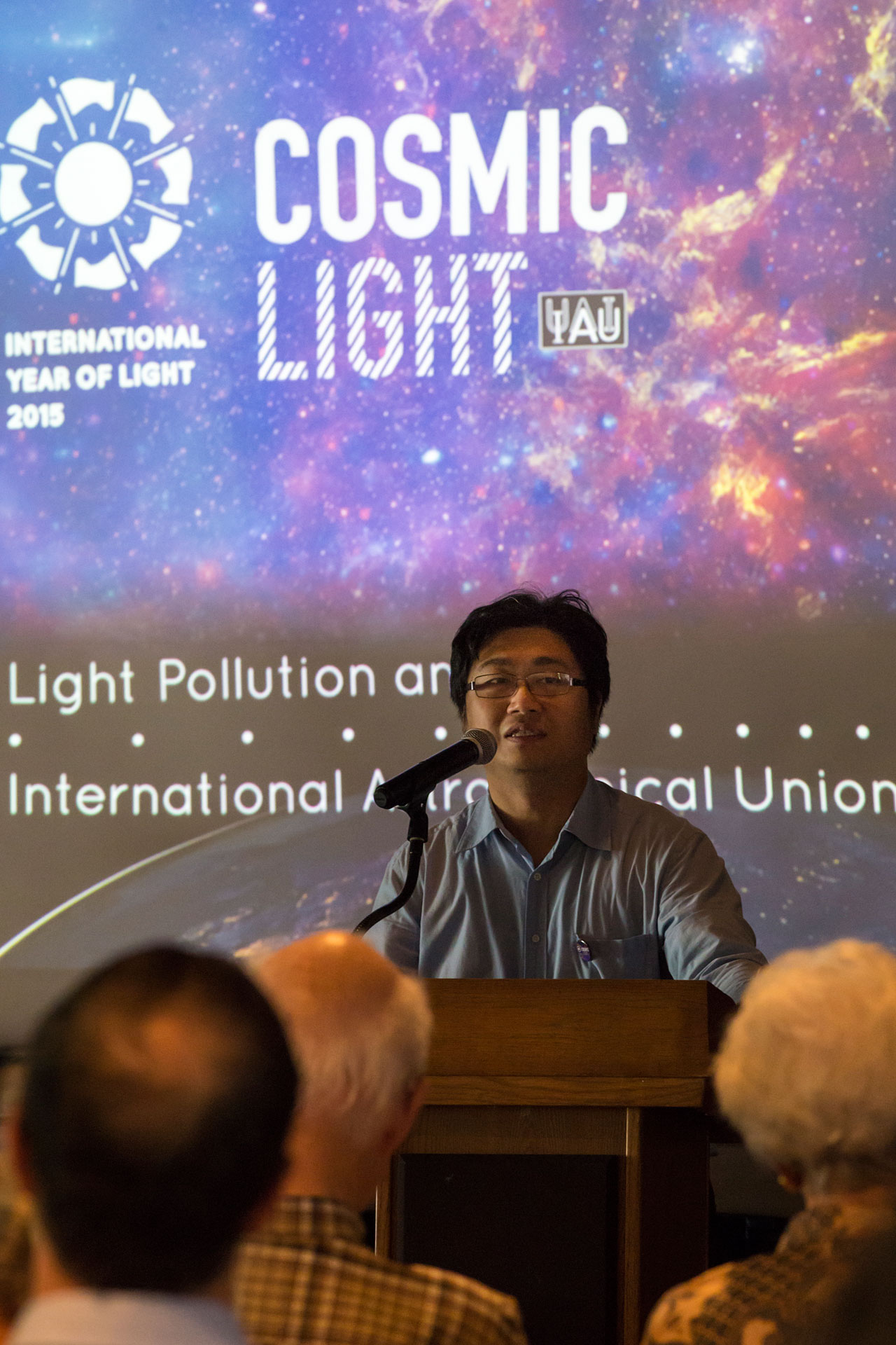 Talk on light pollution at the IAU XXIX General Assembly