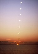 Equatorial Sunrise Eclipse