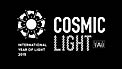 Cosmic Light Logo (white on black background)