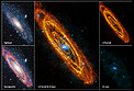 Multiwavelength images of the Andromeda Galaxy (M31)
