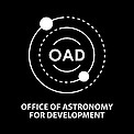 Logo of OAD (White, Black Background)